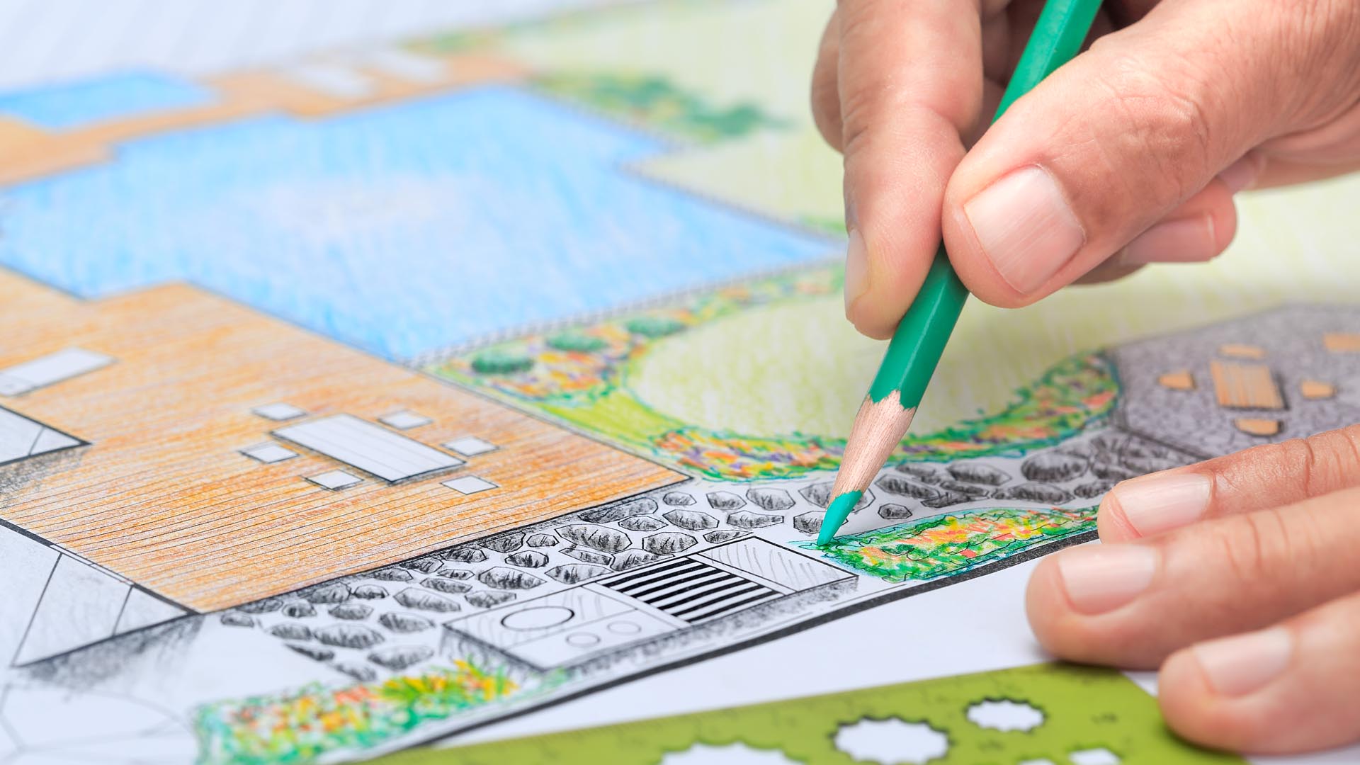 Business owner working on computer